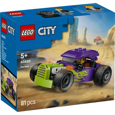 Vehicul hot rod, 5 ani+, 60485, 81 piese, Lego City 752319