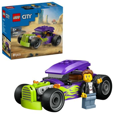 Vehicul hot rod, 5 ani+, 60485, 81 piese, Lego City