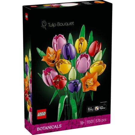 Buchet de lalele, 18 ani+, 11501, 576 piese, Lego Botanicals 752349