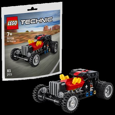Masina Hot Rod, 7 ani+, Lego Technic 752358