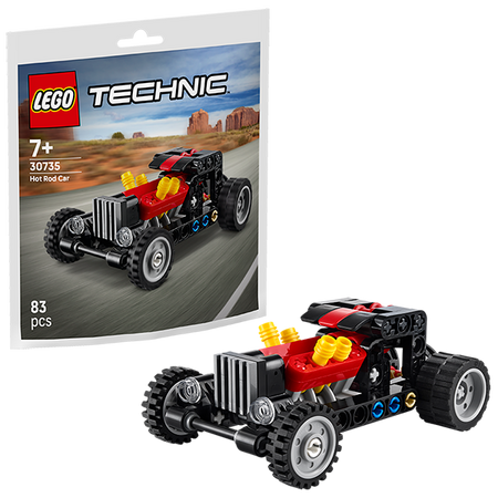 Masina Hot Rod, 7 ani+, Lego Technic 752358