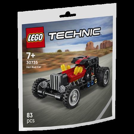 Masina Hot Rod, 7 ani+, Lego Technic