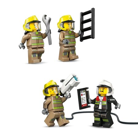 Autospeciala de pompieri la aeroport, 7 ani+, 60499, 691 piese, Lego City 752472