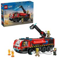 Autospeciala de pompieri la aeroport, 7 ani+, 60499, 691 piese, Lego City