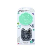 Forme 3 in 1 cu animale pentru sandwich, Dinozaur si Bulldog, Melii
