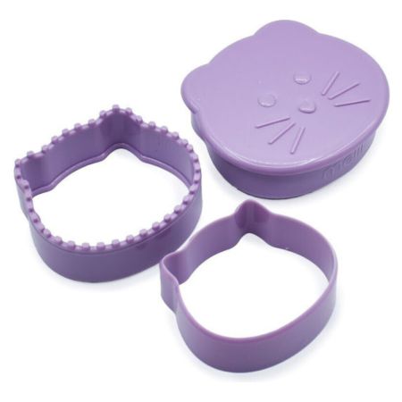 Forme 3 in 1 cu animale pentru sandwich, Unicorn si Pisica, Melii 752512