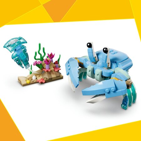 Animale marine, Delfini superbi, 9 ani+, 31385, 542 piese, Lego Creator 3in1 752575