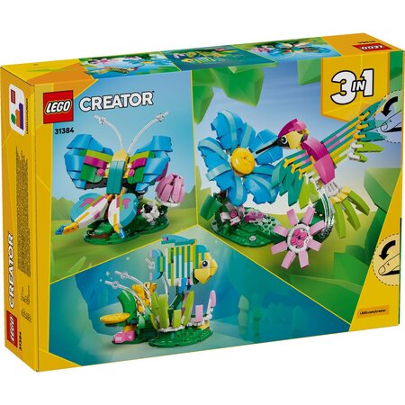 Animale salbatice, Colibri colorat, 8 ani+, 31384, 312 piese, Lego Creator 3in1 752612