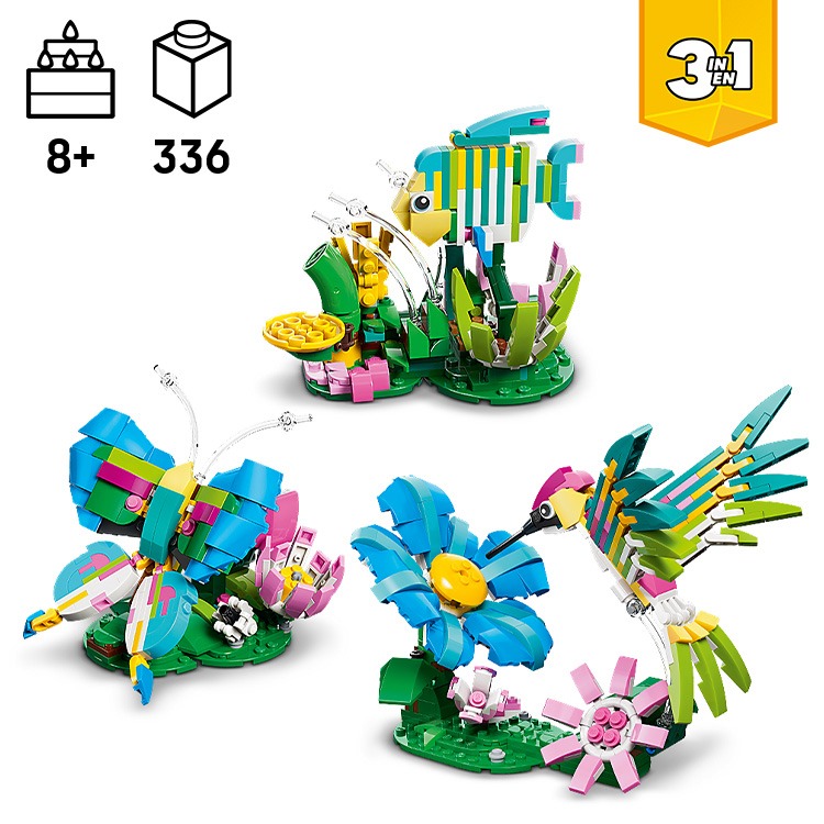 LEGO CREATOR ANIMALE SALBATICE COLIBRI COLORAT