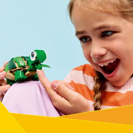 Broasca-testoasa cu o floare de nufar, 7 ani+, 31377, 124 piese, Lego Creator 3in1 752647