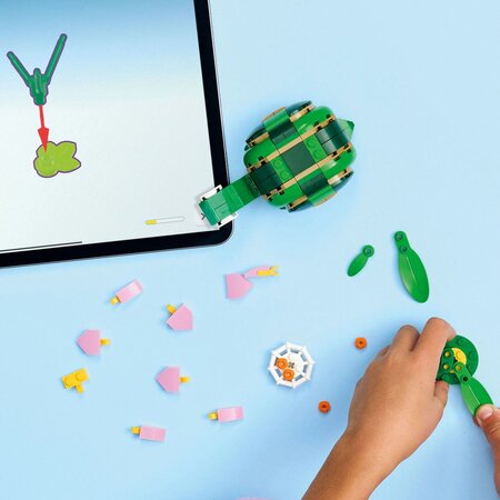Broasca-testoasa cu o floare de nufar, 7 ani+, 31377, 124 piese, Lego Creator 3in1 752650