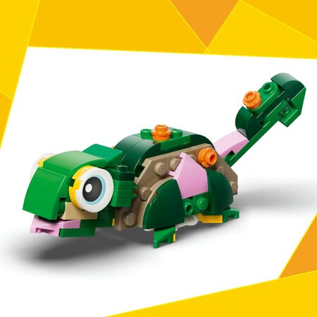 Broasca-testoasa cu o floare de nufar, 7 ani+, 31377, 124 piese, Lego Creator 3in1 752646