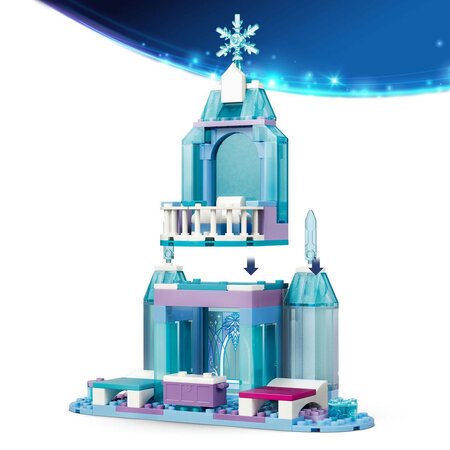 Aventura cu sania pe sine la castelul de gheata al Elsei, 4 ani+, 43281, 216 piese, Lego Disney 752696