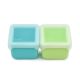 Set 2 recipiente din silicon, Blue Lime, Melii 752681