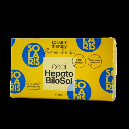 Ceai Hepato Bilosol, 20 plicuri, Solaris 752755