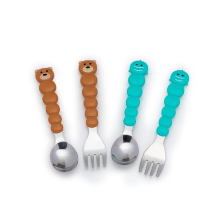 Set 4 tacamuri colorate, Urs si Rechin, Melii 752774