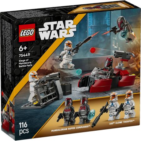 Pachet de lupta Asediul de pe Mandalore, 6 ani+, 75449, Lego Star Wars