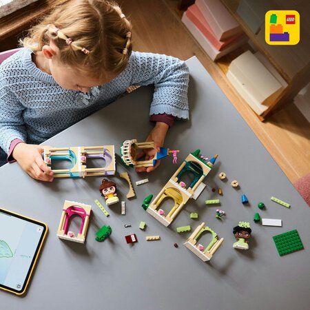 Miniprintesele Belle si Tiana la castel, 5 ani+, 43291, 358 piese, Lego Disney 752891