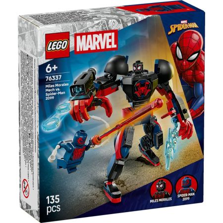 Robotul lui Miles Morales vs Omul Paianjen 2099, 6 ani+, 76337, Lego Marvel