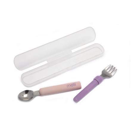 Set lingurita si furculita, Pink & Purple, Melii 752929