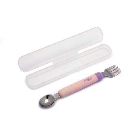 Set lingurita si furculita, Pink & Purple, Melii 752928