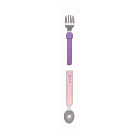 Set lingurita si furculita, Pink & Purple, Melii 752932