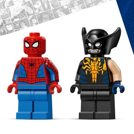 Omul Paianjen in masina vs Wolverine venomizat, 7 ani+, 76336, Lego Marvel 753011