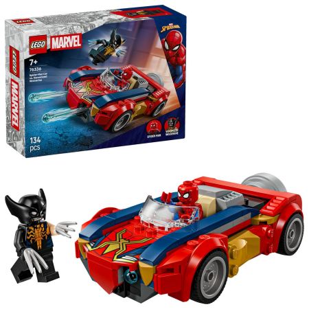 Omul Paianjen in masina vs Wolverine venomizat, 7 ani+, 76336, Lego Marvel 753017