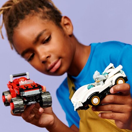 Masina lui Silver vs Camionul gigant al lui Knuckles, 8 ani+, 77118, LEGO Sonic 753024