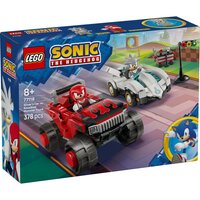 Masina lui Silver vs Camionul gigant al lui Knuckles, 8 ani+, 77118, LEGO Sonic
