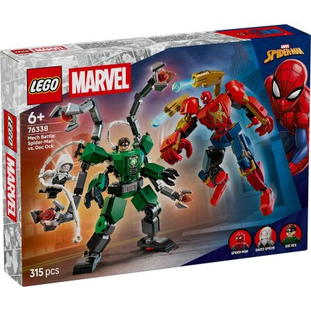 Omul Paianjen vs Doc Ock, Batalia robotilor, 6 ani+, 76338, Lego Marvel