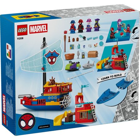 Corabia de pirati a echipei lui Spidey, 4 ani+, 11208, Lego Marvel 753142