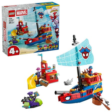 Corabia de pirati a echipei lui Spidey, 4 ani+, 11208, Lego Marvel 753143