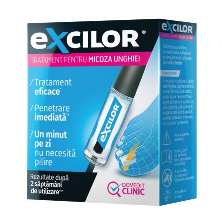 Tratament solutie Excilor Pentru Micoza Unghiei, 3.3 ml, A&D Pharma Marketing