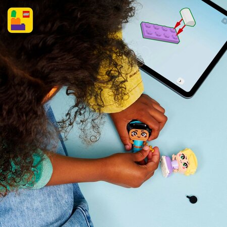 Miniprintesele Jasmine si Rapunzel, 5 ani+, 43303, 59 piese, Lego Disney 753258