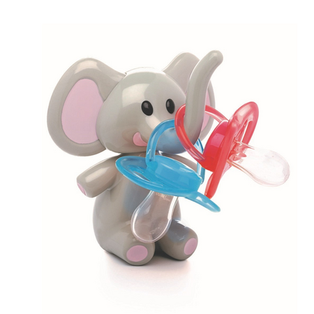 Suport pentru depozitarea suzetei, Blue, Elefant, Melii 753276