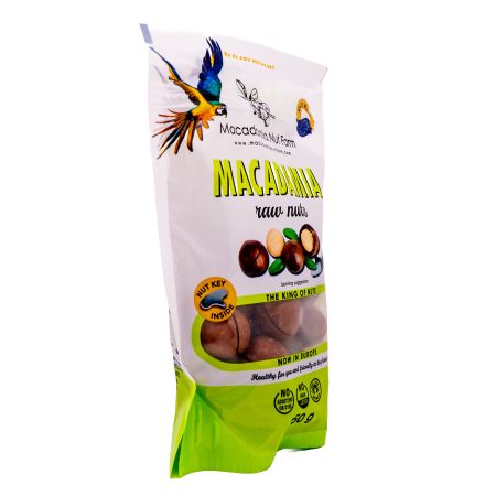 Nuci de macadamia crude, in coaja, 150 g, Macadamia Nut Farm 753283