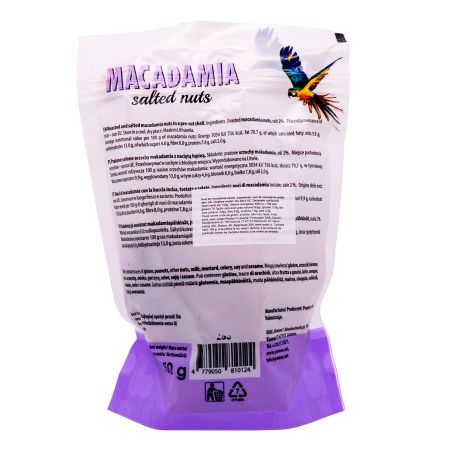 Nuci de macadamia in coaja cu sare, 150 g, Macadamia Nut Farm 753296