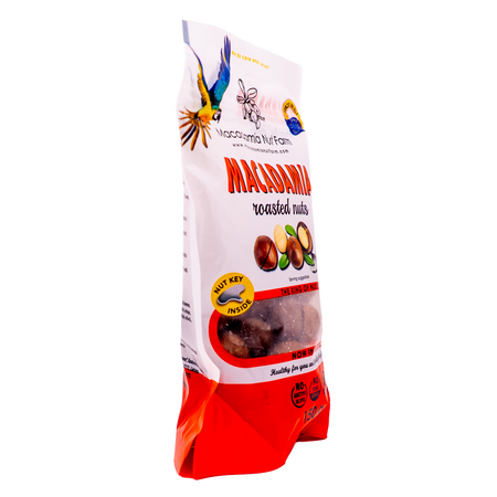 Nuci de macadamia prajite, in coaja, 150 g, Macadamia Nut Farm 753299