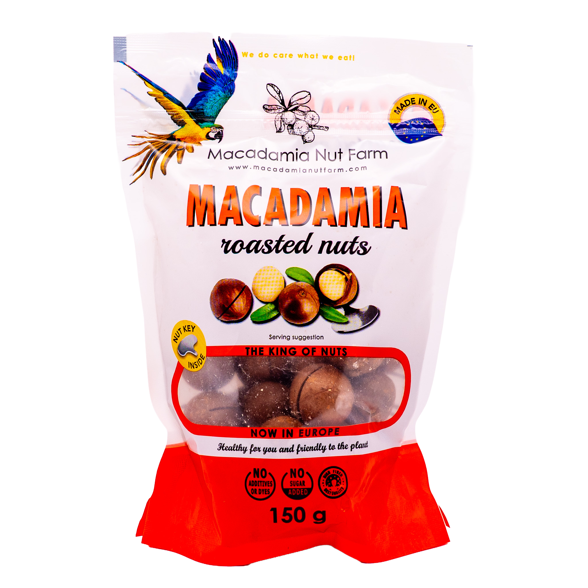 Nuci de macadamia prajite, in coaja, 150 g, Macadamia Nut Farm