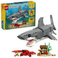 Rechin feroce cu un cufar de comori, 8 ani+, 31381, 379 piese, Lego Creator 3in1