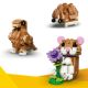 Hamster adorabil cu o floare, 7 ani+, 31376, 166 piese, Lego Creator 3in1 753410