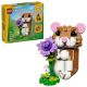 Hamster adorabil cu o floare, 7 ani+, 31376, 166 piese, Lego Creator 3in1 753408