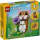 Hamster adorabil cu o floare, 7 ani+, 31376, 166 piese, Lego Creator 3in1 753409