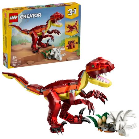 Dinozaur feroce, 8 ani+, 31379, 283 piese, Lego Creator 3in1