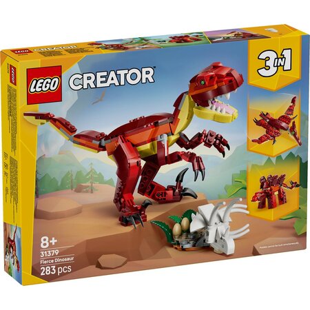 Dinozaur feroce, 8 ani+, 31379, 283 piese, Lego Creator 3in1 753448