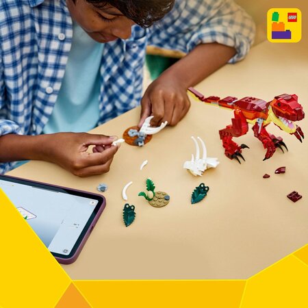 Dinozaur feroce, 8 ani+, 31379, 283 piese, Lego Creator 3in1 753450