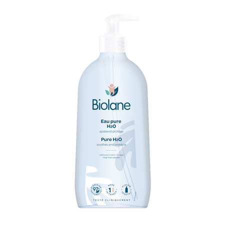 Apa pura de curatare fara clatire H2O, 350 ml, Biolane