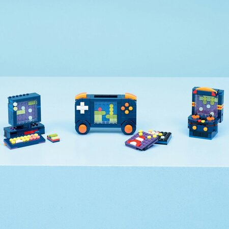 Consola de jocuri video retro, 8 ani+, 31380, 268 piese, Lego Creator 3in1 753534