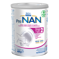 Formula speciala de lapte praf PreNan, +0 luni, 400 g, Nestle